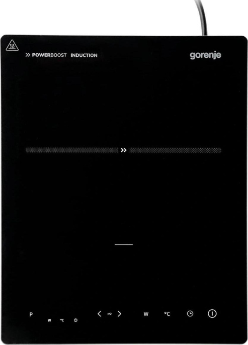 Настольная плита индукционная Gorenje ICR2000SP, стеклокерамика, черный
