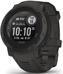 Смарт-часы Garmin Instinct 2 Solar, 45мм, 0.9", черный