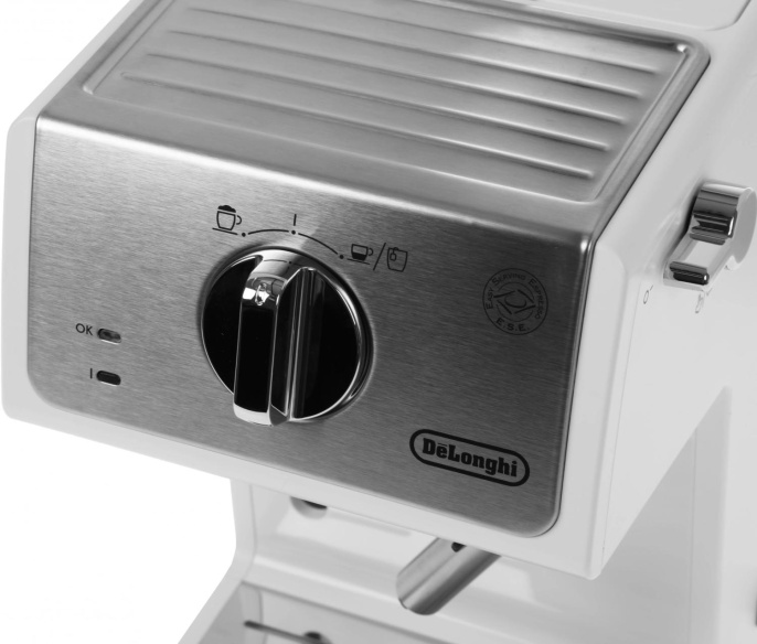 Кофеварка DeLonghi ECP33.21.W, рожковая, белый [0132104183]