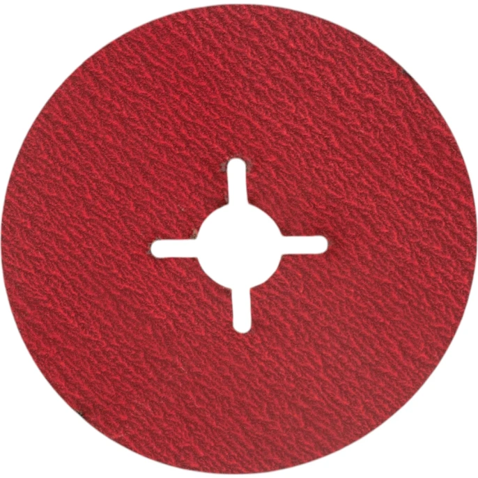 Фибровый диск Long Abrasive CR 964 Керамика 125x22.23 мм, P120, 10 шт D330492-10