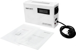 Стабилизатор напряжения Smartwatt AVR Slim 1000RW 1000ВА белый 4512020310001