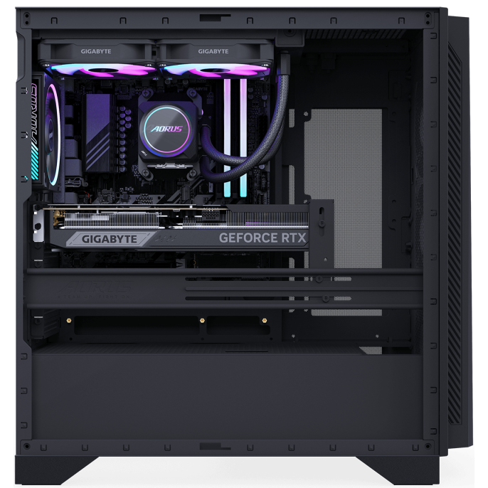 Настольный ПК AORUS PRIME 5 AP551 AMD Ryzen 7 9800X3D/32Gb/SSD2Tb/RTX5070 Ti 16Gb/PSU 850W (Gold)/NoOS/Black (AP5A7N7T-5105)
