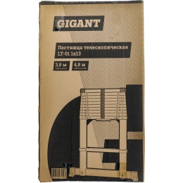 Телескопическая лестница Gigant 3.8м LT-01 1x13