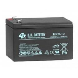 АКБ B.B. Battery HR 9-12 12В 9Ач 216Вт/блок, ДхШхВ 151x65x94 мм, масса 2.75 кг, клеммы F2