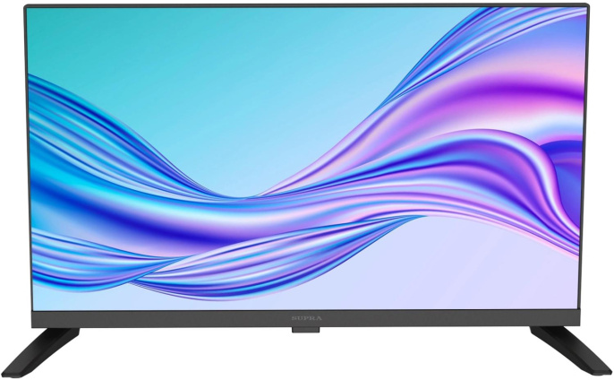 24" Телевизор Supra STV-LC24ST0080W HD, СМАРТ ТВ, Android, черный