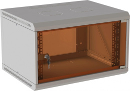 Шкаф коммутационный SUPRLAN ТВЛ-6U-600-350-СР 05-1060 настенный,  стеклянная передняя дверь,  6U,  600x360x350 мм