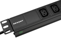 Блок распределения питания REXANT 04-0304-1,  горизонт.размещ.,  C13Х8,  Тип вход. тока 10A,  2м