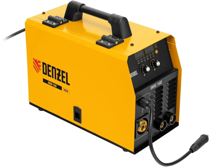 Сварочный полуавтомат Denzel IMIG-160 Synergy инвертор ММА/TIG MIG/MAG 4.5кВт