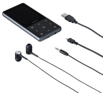 MP3 плеер Digma Y4 BT flash,  16ГБ,  черный