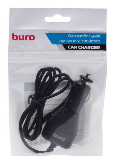 Автомобильное зарядное устройство Buro XCJ-048-EM-2A, microUSB, 10.5Вт, 2A, черный