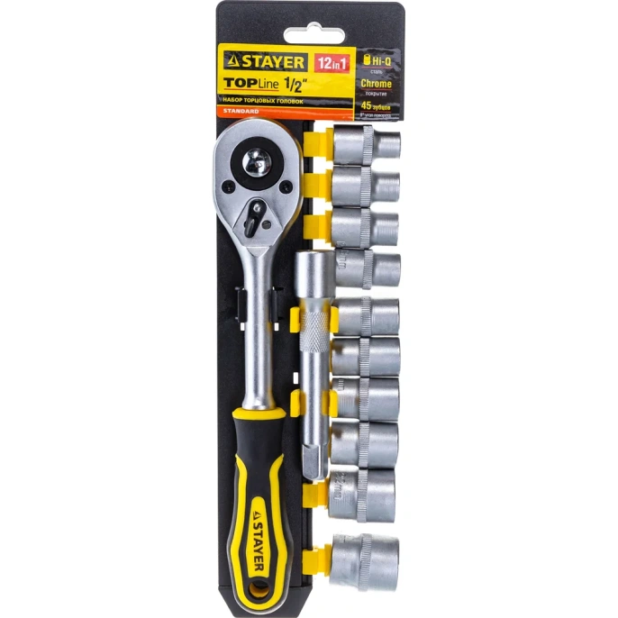 Набор STAYER STANDARD 1/2", 12 предметов 27750-H12