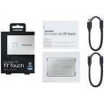 Внешний SSD диск 2.5" Samsung T7 External 500Gb SILVER USB 3.2 MU-PC500S/WW 1year