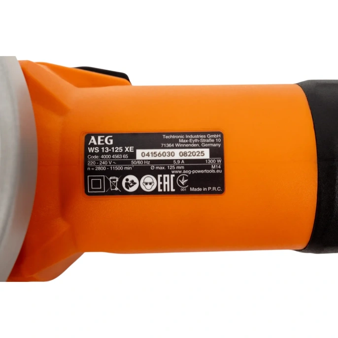 Угловая шлифмашина AEG WS13-125XE 4935451410
