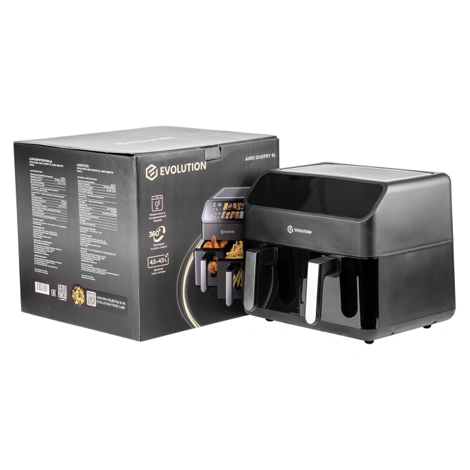 Аэрофритюрница Evolution AIRO 9800ТW Dual