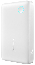 Внешний аккумулятор Baseus P1008210C213-00 EnerFill FP11 10000mAh 15W Moon White (Includes Simple Type-C to Type-C Cable 20V/3A 30cm) PPAP-1015-2