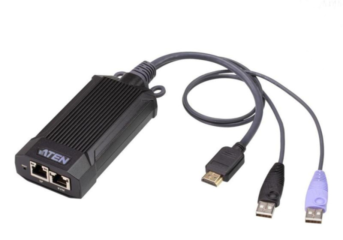 KVM модуль-адаптер ATEN KG8900T-AX, HDMI+K/M USB 2.0, 100 метр., 1xUTP Cat5e, для подкл.комп.к перекл. KG0016/KG0032, макс.раз.1900х1200, 2xRJ45+HDMI+2хUSB A-тип, Female+3xMale