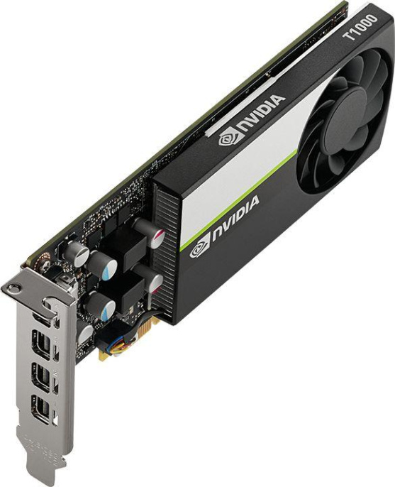 Видеокарта PNY NVIDIA T1000 T1000 8ГБ GDDR6, Low Profile, Ret [vcnt1000-8gb-pb]