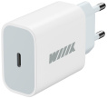 Сетевое зарядное устройство Wiiix UNN-4-1-01-PD, USB-C, 20Вт, 3A, белый
