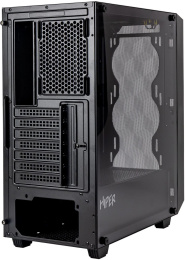 Корпус ATX HIPER BH34-1, Midi-Tower, без БП, черный