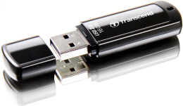 Флешка USB Transcend Jetflash 350 16ГБ, USB2.0, черный [ts16gjf350]