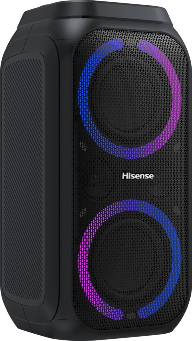 Музыкальный центр Hisense Party Rocket 160, 160Вт, с караоке, Bluetooth, USB, черный