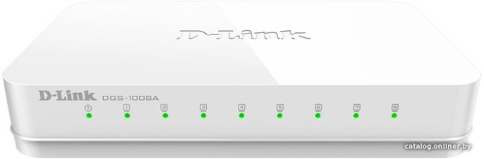 Коммутатор D-Link DGS-1008A/F1A 8x1Гбит/с неуправляемый