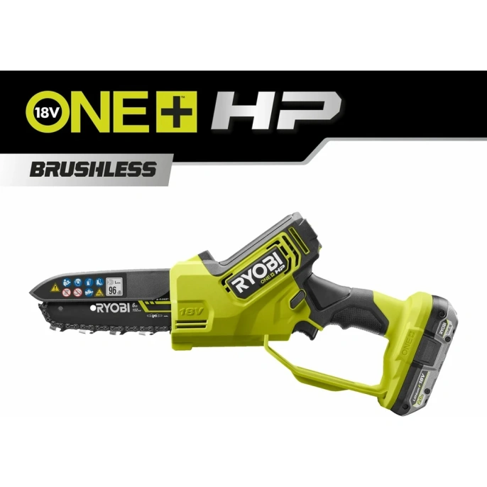 Бесщеточная цепная пила Ryobi ONE+ 18В RY18PSX15A-120 15 см 5133005780
