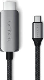 Кабель Satechi USB-C To HDMI 2.1 8K Cable. Цвет: серый космос (ST-YH8KCM)