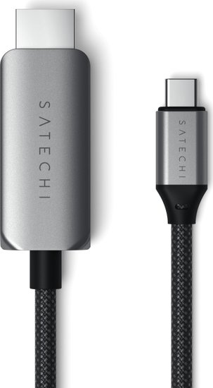 Кабель Satechi USB-C To HDMI 2.1 8K Cable. Цвет: серый космос (ST-YH8KCM)