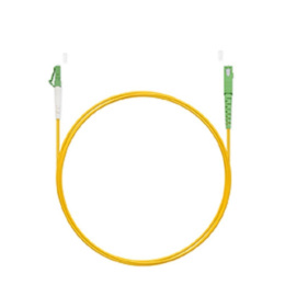 Оптический патч-корд simplex LC-SC 9/125 SM Cabeus FOP(s)-9-LC/APC-SC/APC-1m 1 метр желтый LSZH