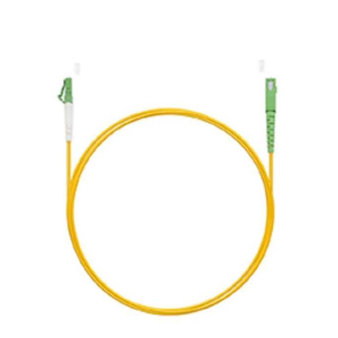 Оптический патч-корд simplex LC-SC 9/125 SM Cabeus FOP(s)-9-LC/APC-SC/APC-5m 5 метров желтый LSZH