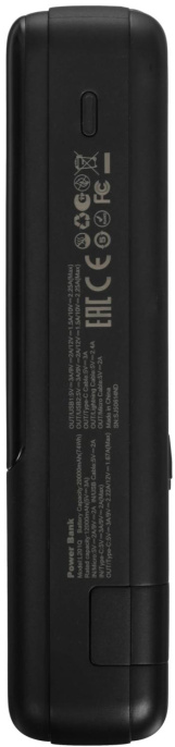 Внешний аккумулятор Power Bank TECNO Pocket L201Q, 20000мAч, черный