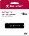 Флеш Диск Transcend 16Gb Jetflash 750 TS16GJF750K USB3.0 черный