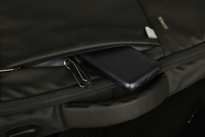 Внешний аккумулятор Power Bank Romoss WSL10, 10000мAч, синий