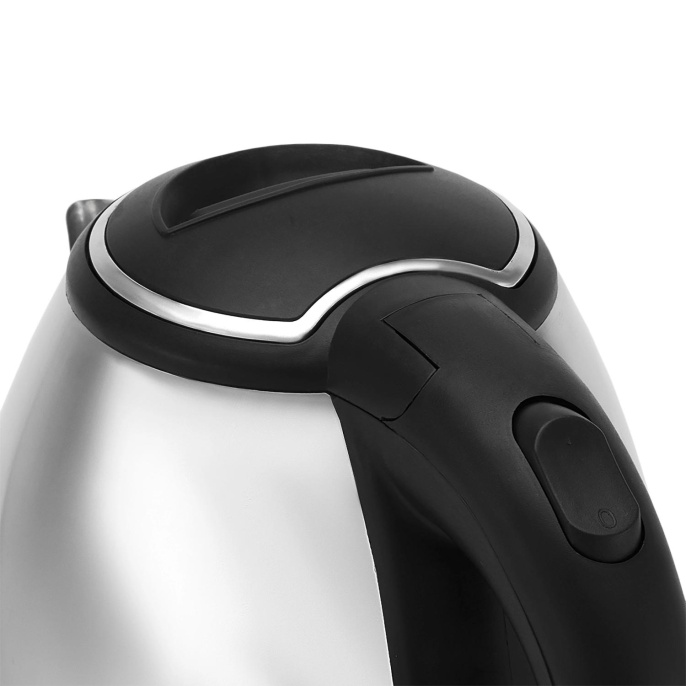 Чайник электрический Starwind SKS1050 1.8л. 1500Вт серебристый/черный корпус: металл/пластик