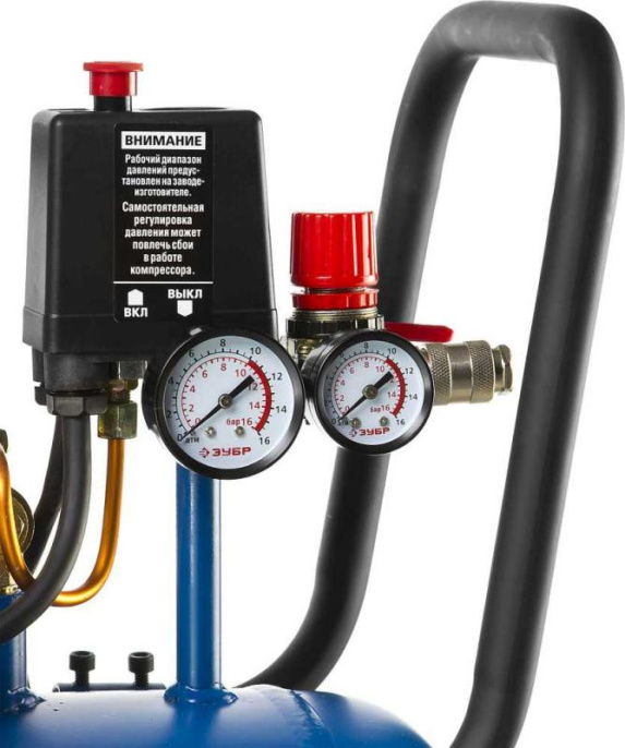 Компрессор поршневой Зубр Профессионал ЗКПМ-360-50-Р-2.2 масляный 360л/мин 50л 2200Вт
