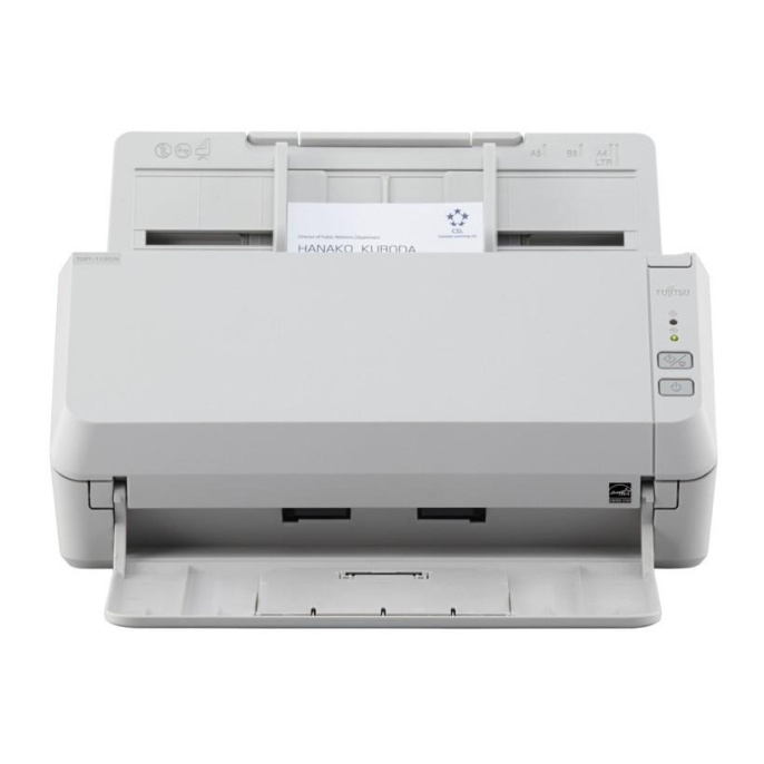 PA03811-B021 - Сканер Ricoh scanner SP-1130N (Офисный сканер, 30 стр/мин, 60 изобр/мин, А4, двустороннее устройство АПД, USB 3.2, Gigabit Ethernet, светодиодная подсветка)(Ранее Fujitsu)