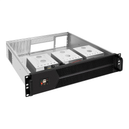 Серверный корпус ExeGate Pro 2U450-06 RM 19", высота 2U, глубина 450, без БП, 2*USB EX297728RUS