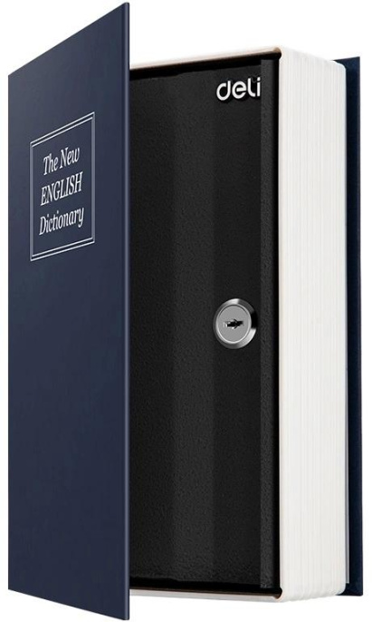 Сейф-книга Deli ET641 240x155x55мм ключевой