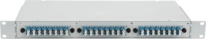 Кросс Suprlan 09-0256 19" 1U 24xLC/UPC duplex 9/125 OS1/OS2