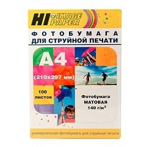 Hi-Black A211600U Фотобумага матовая односторонняя, Hi-Image Paper A4, 140 г/м2, 100 л.