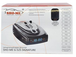 Радар-детектор SHO-ME G-525 Signature, сигнатурный