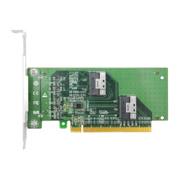 Адаптер для SSD LR-LINK LRNV9F14 PCIe x16 to Two SlimSAS SFF-8654 8i Adapter
