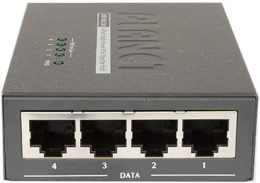Инжектор PLANET 4-Port 802.3at 30W High Power over Ethernet Injector Hub - 120W External Power Adapter HPOE-460