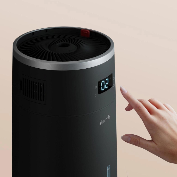 Увлажнитель воздуха ультразвуковой DEERMA DEM-F950W, 8л, черный