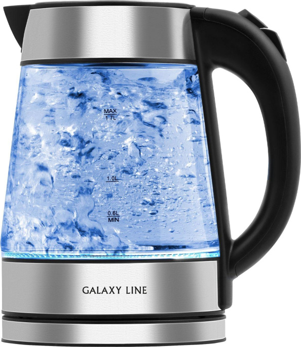 Чайник электрический GALAXY LINE GL 0561, 2200Вт, серебристый