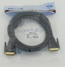 ESPADA Кабель DVI-D m DVI-D m 3м феррит.кольца черный