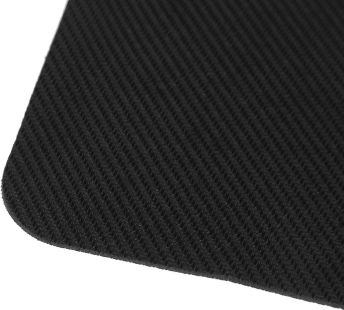 Коврик для мыши Cactus Black черный, ткань, 220х180х2мм [cs-mp-p01xs]