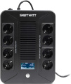 ИБП SmartWatt UPS SAFE PRO LCD 600 Line- interactive 600VA/360W LCD/USB/RJ11/RJ45 8 EURO 12V/7Ah*1 3703020280001