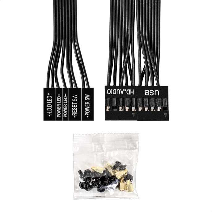 Корпус Minitower ExeGate BAA-308 (mATX, без БП, 2*USB, HD Audio, черный) EX297993RUS